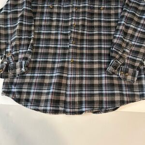 Carhartt Flannel Black and Red Plaid Shirt XL‎